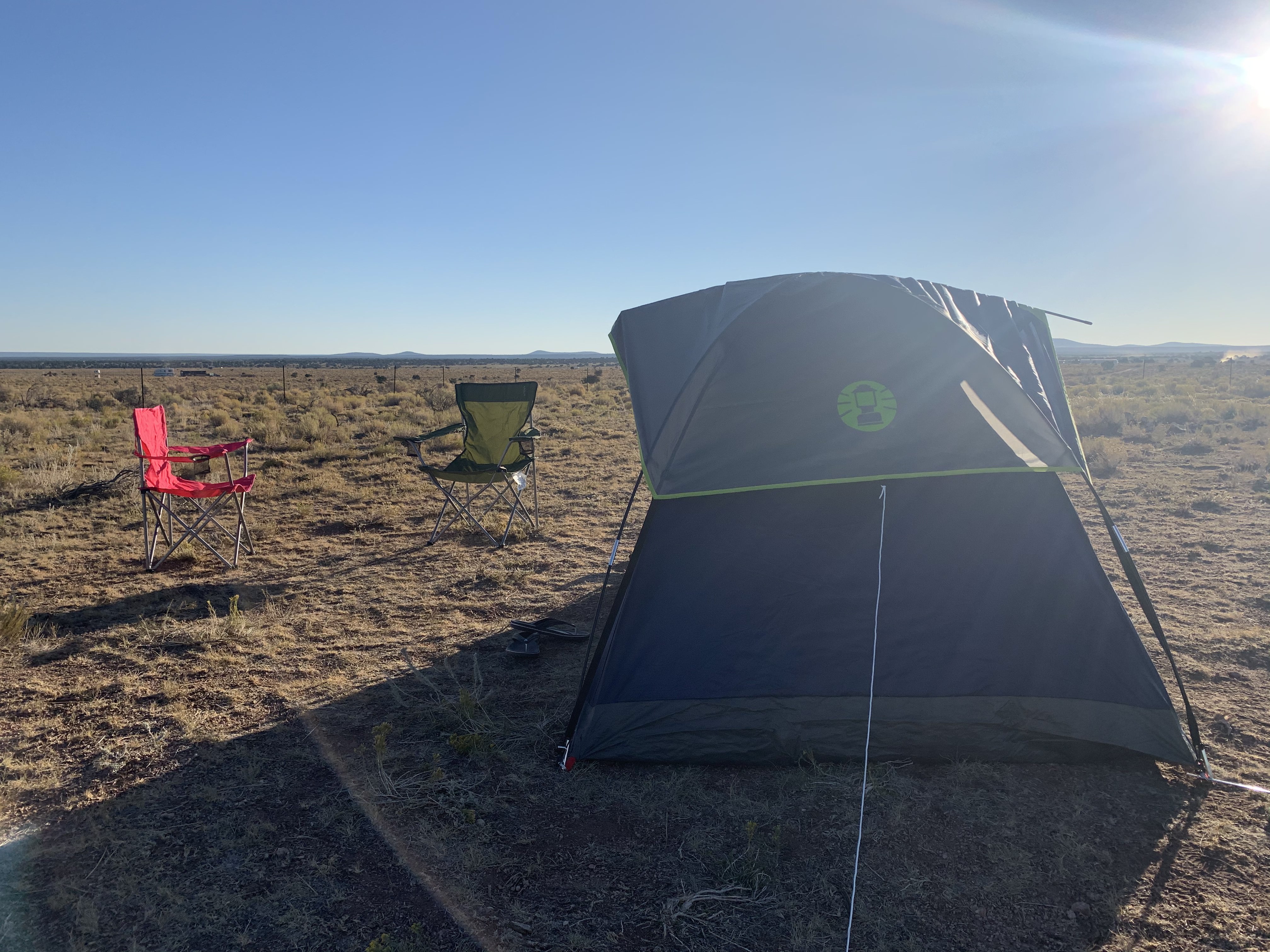 *Waking up in a desert plain*