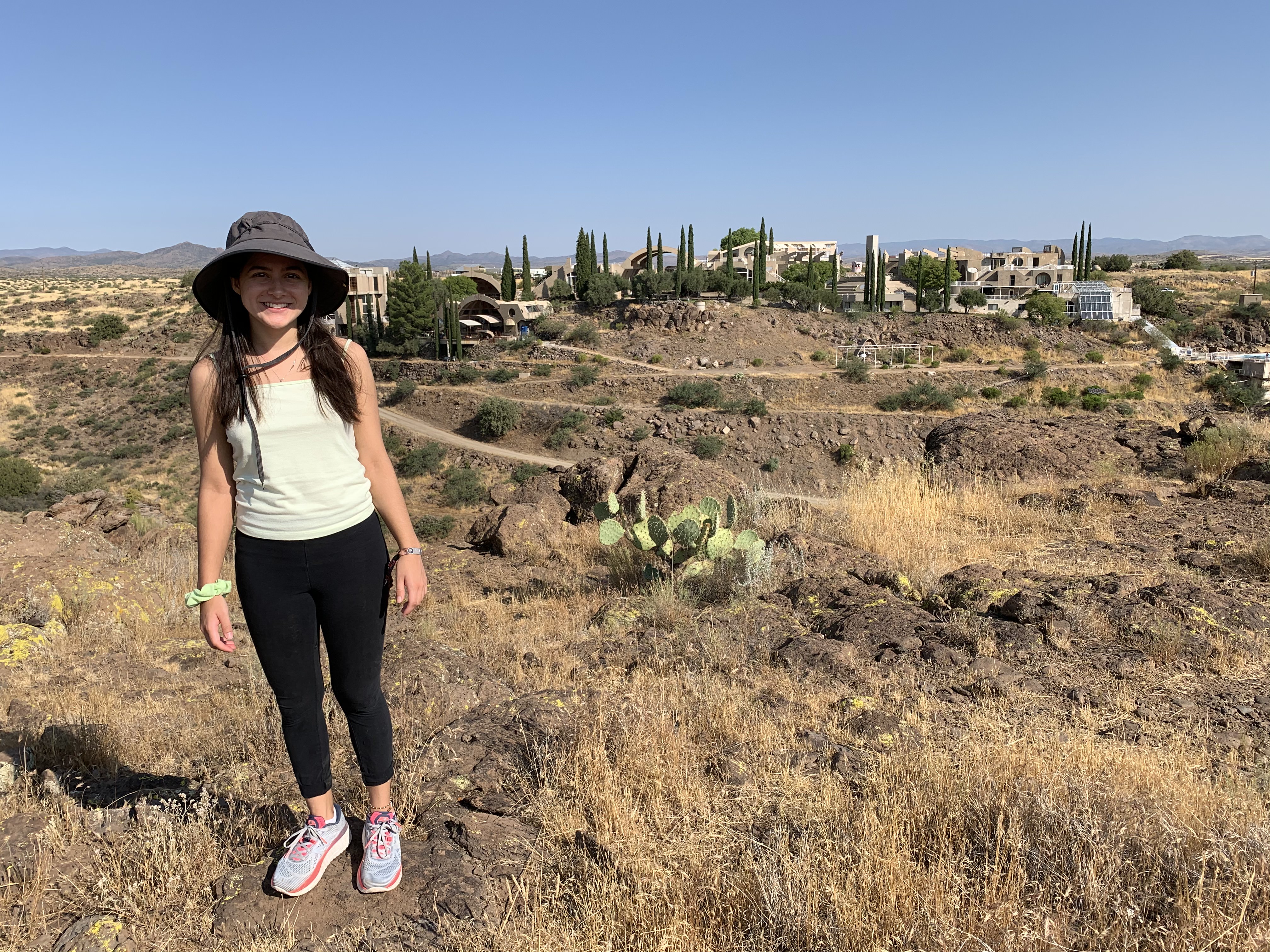 *Hiking in Arcosanti*