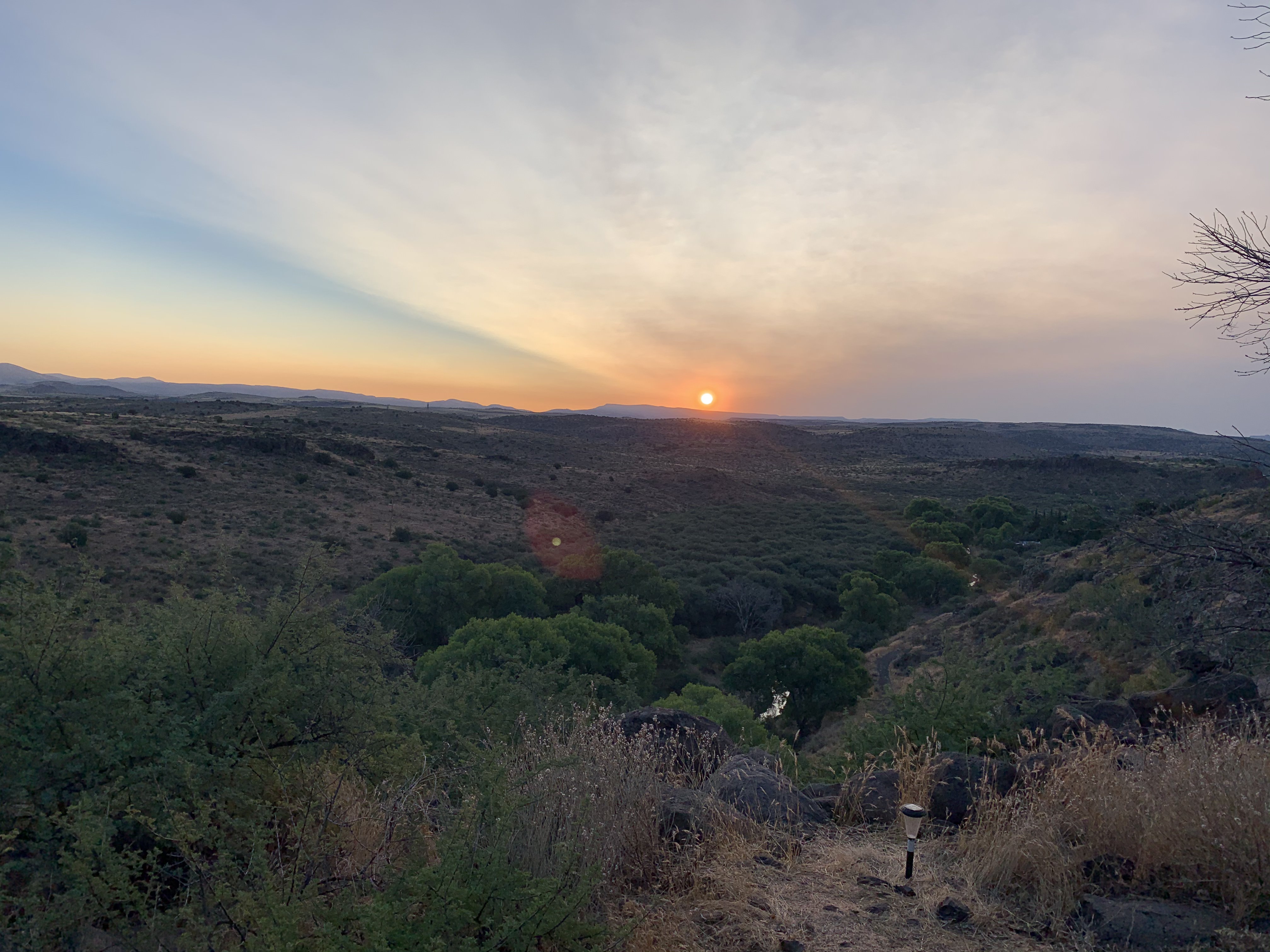 *Desert sunsets in Arcosanti*