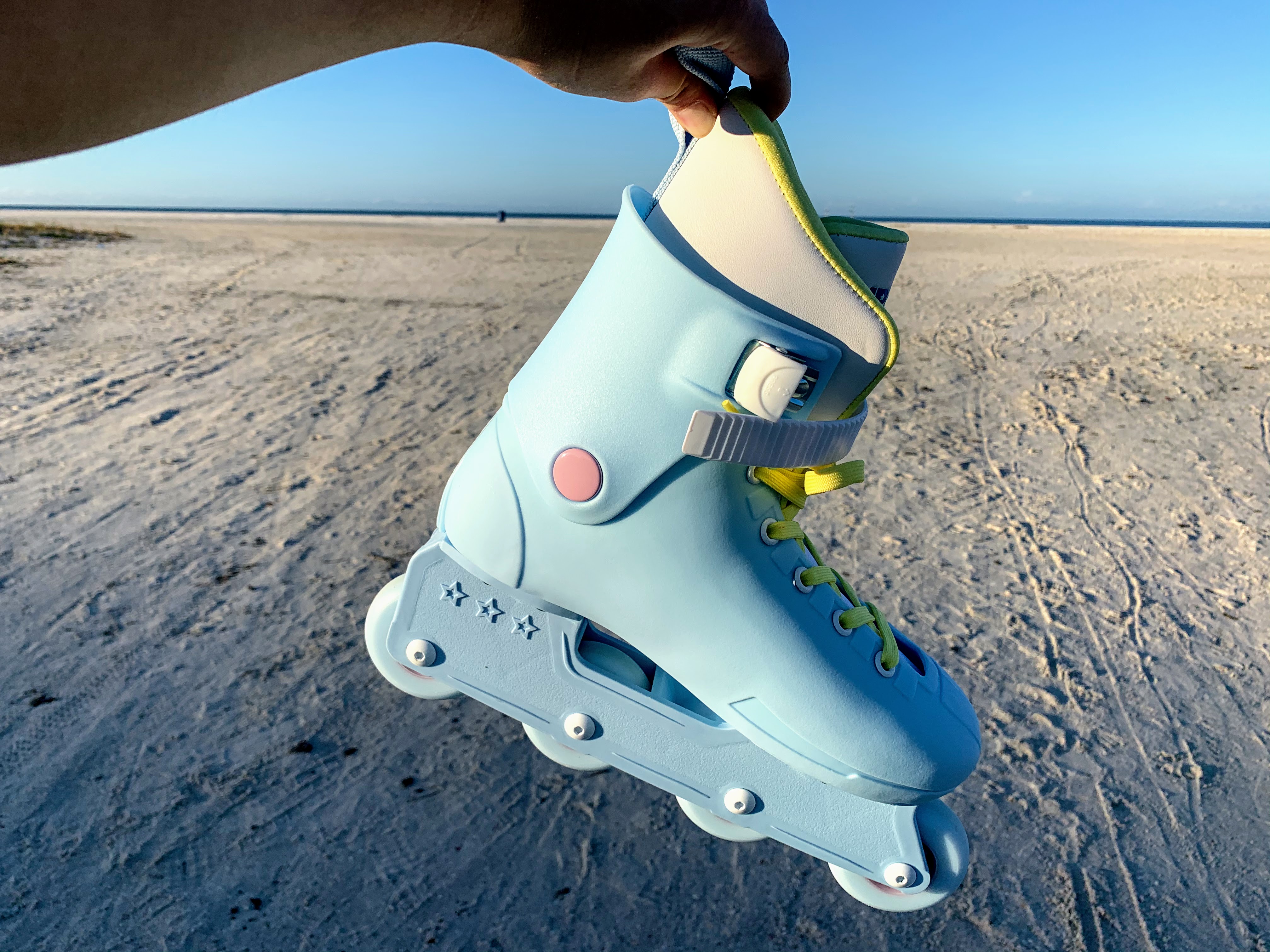 *Blading at Treasure Island beach*